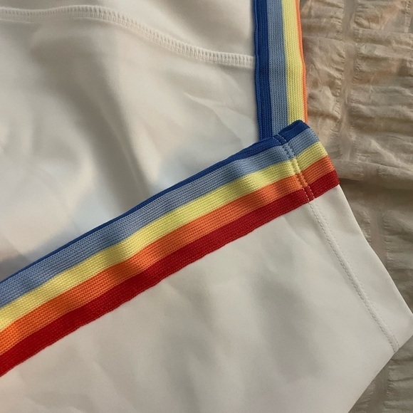 NEW SPIRITUAL GANGSTER - RAINBOW STRIPE LEGGINGS - SIZE SMALL MEDIUM - Picture 2 of 5